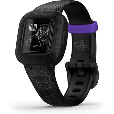 Garmin vívofit® jr., smartwatch voor kinderen, leeftijd 6+, Black Panther, interactieve ervaring, avonturen en uitdagingen, waterdicht tot 50 m, robuust en schokbestendig, 1 jaar batterijduur, zwart Étanche, avec pile, autonomie jusqu'à 1 an, expérience Garmin vívofit® jr., smartwatch voor kinderen, leeftijd 6+, Black Panther, interactieve ervaring, avonturen en uitdagingen, waterdicht tot 50 m, robuust en schokbestendig, 1 jaar batterijduur, zwart Étanche, avec pile, autonomie jusqu'à 1 an, expérience