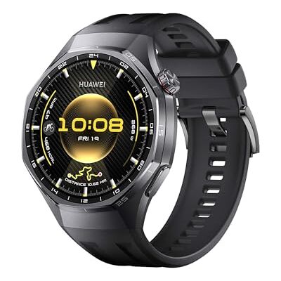 Huawei Watch GT 6 Pro GPS 46 mm Smartwatch, 1,47 inch AMOLED-display, zwart Huawei Watch GT 6 Pro GPS 46 mm Smartwatch, 1,47 inch AMOLED-display, zwart