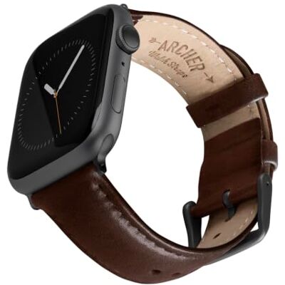 Archer Watch Straps Horlogebandje van hoogwaardig leer voor Apple Watch Archer Watch Straps Horlogebandje van hoogwaardig leer voor Apple Watch