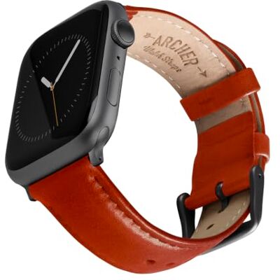 Archer Watch Straps Horlogebandje van hoogwaardig leer voor Apple Watch Archer Watch Straps Horlogebandje van hoogwaardig leer voor Apple Watch