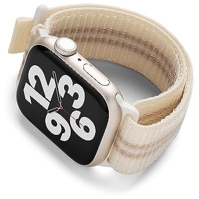 Ringke Sports Air Loop reservearmband van zacht nylon, compatibel met Apple Watch Series 9/8/7 (41 mm) SE 40 mm, Nylon Ringke Sports Air Loop reservearmband van zacht nylon, compatibel met Apple Watch Series 9/8/7 (41 mm) SE 40 mm, Nylon