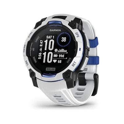 Garmin Instinct 3 Solar (gelimiteerde editie), robuust GPS-horloge, wit, 50 High-definition helder display, batterijduur tot 24 dagen, waterdicht 10 ATM, geavanceerde fitness- en gezondheidsfuncties Garmin Instinct 3 Solar (gelimiteerde editie), robuust GPS-horloge, wit, 50 High-definition helder display, batterijduur tot 24 dagen, waterdicht 10 ATM, geavanceerde fitness- en gezondheidsfuncties