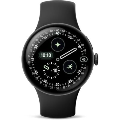 Google Pixel Watch 4 (45 mm) Android smartwatch met gebogen display, volledige gezondheids- en fitnesstracker en Gemini-hulp Matzwarte aluminium behuizing Actieve armband Google Pixel Watch 4 (45 mm) Android smartwatch met gebogen display, volledige gezondheids- en fitnesstracker en Gemini-hulp Matzwarte aluminium behuizing Actieve armband