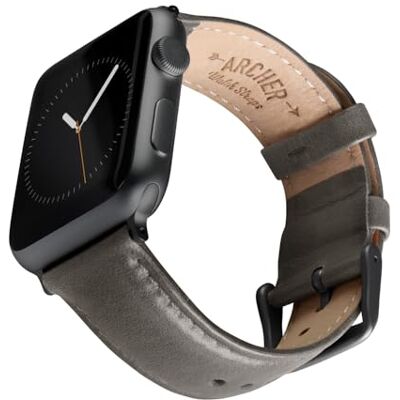 Archer Watch Straps Horlogebandje van hoogwaardig leer voor Apple Watch Archer Watch Straps Horlogebandje van hoogwaardig leer voor Apple Watch