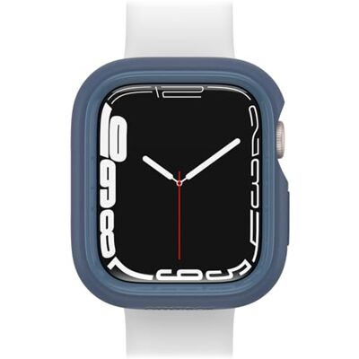 Otterbox Watch Bumper voor Apple Watch Series 9/8/7-45mm, blauw Schokbestendig, valbestendig, dun hoesje en bescherming voor Apple Watch, beschermt het scherm en de randen Otterbox Watch Bumper voor Apple Watch Series 9/8/7-45mm, blauw Schokbestendig, valbestendig, dun hoesje en bescherming voor Apple Watch, beschermt het scherm en de randen