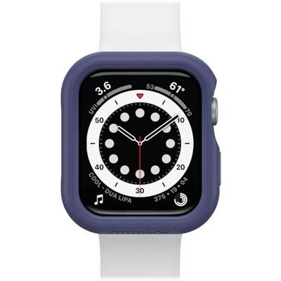 Otterbox All Day Bumper voor Apple Watch Series SE (3/2nd/1st gen)/6/5/4-44mm, Schokbestendig, Valbescherming, Elegante Horlogehoes, Scherm- en Randbescherming, Paars Otterbox All Day Bumper voor Apple Watch Series SE (3/2nd/1st gen)/6/5/4-44mm, Schokbestendig, Valbescherming, Elegante Horlogehoes, Scherm- en Randbescherming, Paars