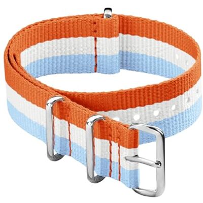Archer Watch Straps Klassieke nylon horlogebandjes in NATO-stijl, 18 mm, Nylon, Geen edelsteen Archer Watch Straps Klassieke nylon horlogebandjes in NATO-stijl, 18 mm, Nylon, Geen edelsteen