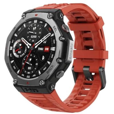 Amazfit T-Rex 3 Outdoor smartwatch met 48 mm AMOLED-display, offline kaarten en navigatie, 6 dual-band satellietsystemen, GPS, 27 dagen batterijduur, NFC-betaling, meer dan 170 sporten Amazfit T-Rex 3 Outdoor smartwatch met 48 mm AMOLED-display, offline kaarten en navigatie, 6 dual-band satellietsystemen, GPS, 27 dagen batterijduur, NFC-betaling, meer dan 170 sporten