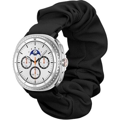 kwmobile Armband compatibel met Samsung Galaxy Watch 8 / Galaxy Watch 8 Classic 46 mm, reservearmband voor fitnesstracker, zwart, compatibel met Airtag kwmobile Armband compatibel met Samsung Galaxy Watch 8 / Galaxy Watch 8 Classic 46 mm, reservearmband voor fitnesstracker, zwart, compatibel met Airtag