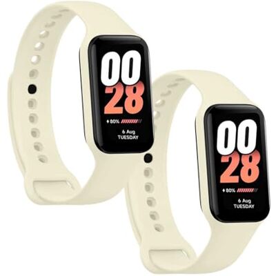 OcioDual Reservearmband compatibel met Xiaomi Smart Band 8 Active/Redmi Smart Band 2, reservearmband van zacht en ademend siliconenrubber voor sport, siliconen, Het is geen edelsteen OcioDual Reservearmband compatibel met Xiaomi Smart Band 8 Active/Redmi Smart Band 2, reservearmband van zacht en ademend siliconenrubber voor sport, siliconen, Het is geen edelsteen