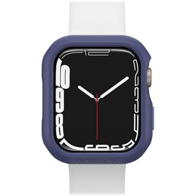 Otterbox All Day Bumper voor Apple Watch Series 9/8/7-45 mm, schokbestendig, valbescherming, elegante beschermhoes, beschermt het scherm en de randen, donkerpaars Otterbox All Day Bumper voor Apple Watch Series 9/8/7-45 mm, schokbestendig, valbescherming, elegante beschermhoes, beschermt het scherm en de randen, donkerpaars