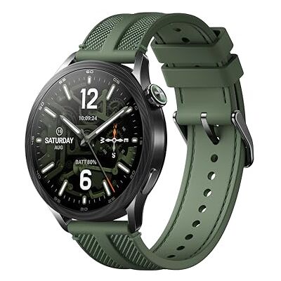 XIAOMI Watch S5 46 mm Bluetooth Smartwatch Groen (Green) Helderheid van 2500 nits, gezondheidssensor met 4 leds, slaapalgoritme 2.0, offline kaarten, HyperOS XIAOMI Watch S5 46 mm Bluetooth Smartwatch Groen (Green) Helderheid van 2500 nits, gezondheidssensor met 4 leds, slaapalgoritme 2.0, offline kaarten, HyperOS