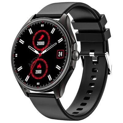 Beafon Smartwatch 402, fitnesshorloge voor dames en heren, 1,43 inch AMOLED-display, Bluetooth, IP67, fitnessmodus + sport, bloeddruk, slaapmonitor, berichtenweergave, Beafon Smartwatch 402, fitnesshorloge voor dames en heren, 1,43 inch AMOLED-display, Bluetooth, IP67, fitnessmodus + sport, bloeddruk, slaapmonitor, berichtenweergave,