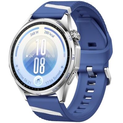 Huawei WATCH GT 7 46mm Smartwatch, Tot 21 dagen batterijduur, Blauw Geavanceerde Ski-modi, Fysieke Bereidheidsscore, Hartslagmonitoring, Compatibel met iOS en Android Huawei WATCH GT 7 46mm Smartwatch, Tot 21 dagen batterijduur, Blauw Geavanceerde Ski-modi, Fysieke Bereidheidsscore, Hartslagmonitoring, Compatibel met iOS en Android
