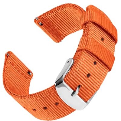 Archer Watch Straps Hoogwaardige nylon vervangende horlogebandjes met snelsluiting voor dames en heren, horloges en smartwatches meerdere kleuren, 18 mm, 20 mm, 22 mm, 20 mm, Nylon, Geen edelsteen Archer Watch Straps Hoogwaardige nylon vervangende horlogebandjes met snelsluiting voor dames en heren, horloges en smartwatches meerdere kleuren, 18 mm, 20 mm, 22 mm, 20 mm, Nylon, Geen edelsteen