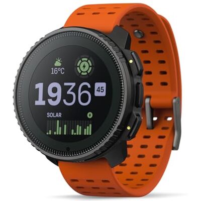 Suunto Verticaal GPS-sporthorloge, opladen op zonne-energie met 95+ Offline kaarten, 60 dagen batterijduur, dual-band GNSS, verzending en buitentraining, app Suunto Verticaal GPS-sporthorloge, opladen op zonne-energie met 95+ Offline kaarten, 60 dagen batterijduur, dual-band GNSS, verzending en buitentraining, app