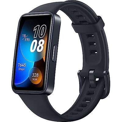 Huawei Band 8 Smart Watch, ultradun design, nauwkeurige slaaptracking, 14 dagen batterij, compatibel met Android en iOS, gezondheids- en wellness-expert, zwart Huawei Band 8 Smart Watch, ultradun design, nauwkeurige slaaptracking, 14 dagen batterij, compatibel met Android en iOS, gezondheids- en wellness-expert, zwart