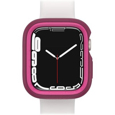 Otterbox Watch Bumper voor Apple Watch Series 9/8/7-45 mm, schokbestendig, valbestendig, dunne hoes en bescherming voor Apple Watch, beschermt het scherm en de randen, roze Otterbox Watch Bumper voor Apple Watch Series 9/8/7-45 mm, schokbestendig, valbestendig, dunne hoes en bescherming voor Apple Watch, beschermt het scherm en de randen, roze