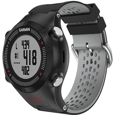 INF Siliconen horlogeband compatibel met Garmin Approach S2/S4, ademend en verstelbaar, 2-in-1 reserveband, zwart en grijs INF Siliconen horlogeband compatibel met Garmin Approach S2/S4, ademend en verstelbaar, 2-in-1 reserveband, zwart en grijs