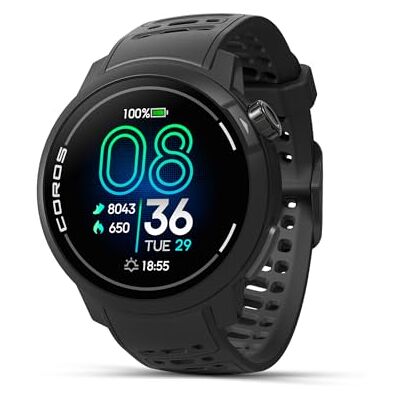 COROS PACE Pro GPS-sporthorloge, 1,3 inch AMOLED-touchscreen, snelste processor in zijn klasse, batterijduur van 20 dagen, navigatie met wereldwijde offline kaarten, slaapregistratie (Zwart) COROS PACE Pro GPS-sporthorloge, 1,3 inch AMOLED-touchscreen, snelste processor in zijn klasse, batterijduur van 20 dagen, navigatie met wereldwijde offline kaarten, slaapregistratie (Zwart)