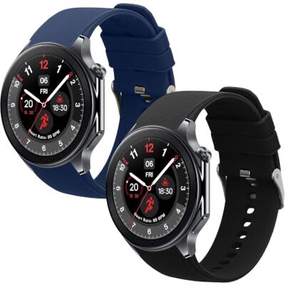 kwmobile Armband compatibel met OnePlus Watch 3/2/2R/Oppo Watch X2 armband 2 x reservearmband van siliconen voor fitnesstracker kwmobile Armband compatibel met OnePlus Watch 3/2/2R/Oppo Watch X2 armband 2 x reservearmband van siliconen voor fitnesstracker