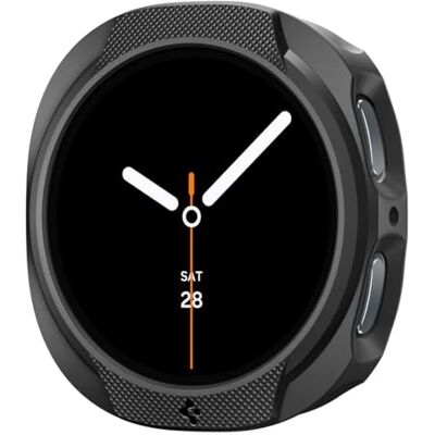 Spigen Liquid Air beschermhoes compatibel met Samsung Galaxy Watch 8 40 mm (2025) – mat zwart Spigen Liquid Air beschermhoes compatibel met Samsung Galaxy Watch 8 40 mm (2025) – mat zwart