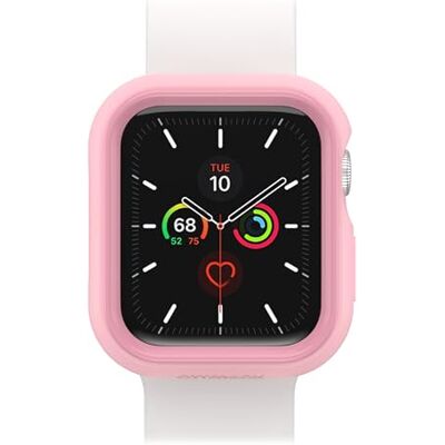 Otterbox Watch Bumper voor Apple Watch Series SE (3/2nd/1st gen)/6/5/4-44 mm, schokbestendig, dunne hoes en bescherming voor Apple Watch, beschermt scherm en randen, roze Otterbox Watch Bumper voor Apple Watch Series SE (3/2nd/1st gen)/6/5/4-44 mm, schokbestendig, dunne hoes en bescherming voor Apple Watch, beschermt scherm en randen, roze