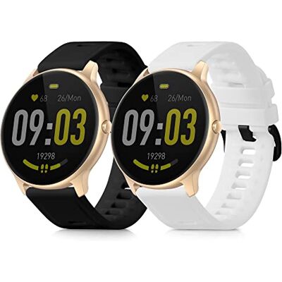 kwmobile Armband compatibel met AGPTEK LW11 armband, 2 x reservearmband van siliconen voor fitnesstracker, L, TPU; siliconen kwmobile Armband compatibel met AGPTEK LW11 armband, 2 x reservearmband van siliconen voor fitnesstracker, L, TPU; siliconen