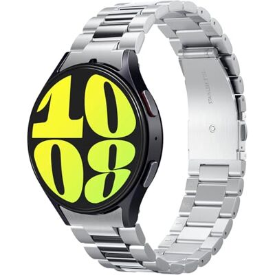 Spigen Modern Fit 316L armband compatibel met Samsung Galaxy Watch 7 40 mm, Galaxy Watch 6 44 mm, Galaxy Watch 6 Classic 47/43 mm, zilver Spigen Modern Fit 316L armband compatibel met Samsung Galaxy Watch 7 40 mm, Galaxy Watch 6 44 mm, Galaxy Watch 6 Classic 47/43 mm, zilver