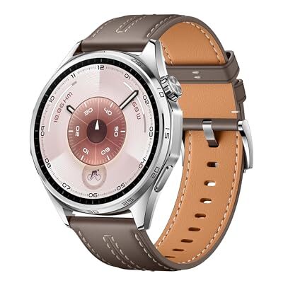 Huawei WATCH GT 6 GPS 46mm Smartwatch, 1,47 inch AMOLED-scherm, grijs Huawei WATCH GT 6 GPS 46mm Smartwatch, 1,47 inch AMOLED-scherm, grijs