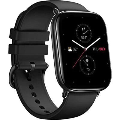Amazfit Zepp E Smartwatch, vierkant, 5 ATM, sporthorloge, SpO2, zwart Amazfit Zepp E Smartwatch, vierkant, 5 ATM, sporthorloge, SpO2, zwart