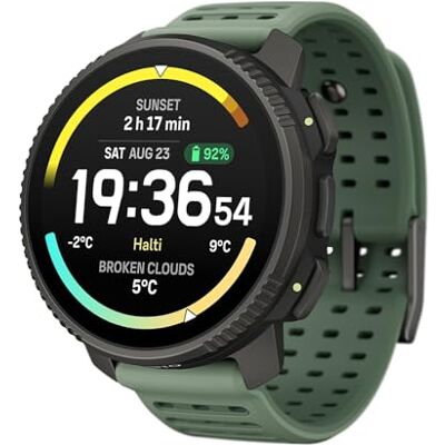 Suunto Verticaal 2 GPS-sporthorloge, 1,5 inch AMOLED-display met 115+ modi Offline kaarten, led-zaklamp, dual-band GNSS, batterijduur van 20 dagen, verbeterde hartslagmeting Suunto Verticaal 2 GPS-sporthorloge, 1,5 inch AMOLED-display met 115+ modi Offline kaarten, led-zaklamp, dual-band GNSS, batterijduur van 20 dagen, verbeterde hartslagmeting