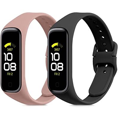 kwmobile Armband compatibel met Samsung Galaxy Fit 2-2, zachte siliconen armbanden, verstelbare maat kwmobile Armband compatibel met Samsung Galaxy Fit 2-2, zachte siliconen armbanden, verstelbare maat