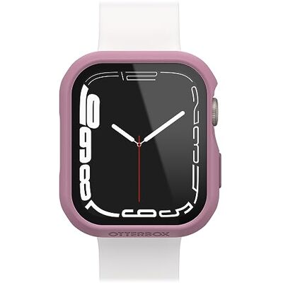 Otterbox Bumper Eclipse met geïntegreerde displaybescherming voor Apple Watch Series 9/8/7-45mm, gehard glas, schokbestendig, valbestendig, beschermhoes voor Apple Watch, lichtroze Otterbox Bumper Eclipse met geïntegreerde displaybescherming voor Apple Watch Series 9/8/7-45mm, gehard glas, schokbestendig, valbestendig, beschermhoes voor Apple Watch, lichtroze