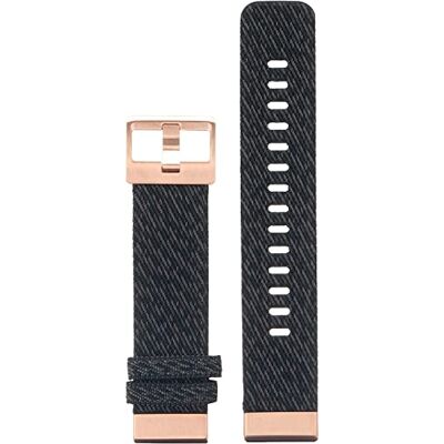 Garmin QuickFit Horlogebandje, Nylon, 20mm, Geschakeerd Zwart met Rozegouden Sluiting Garmin QuickFit Horlogebandje, Nylon, 20mm, Geschakeerd Zwart met Rozegouden Sluiting