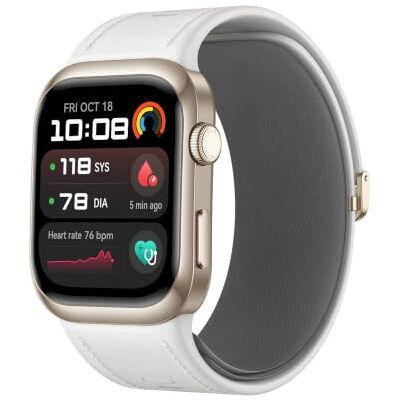 Huawei Watch D2, Smartwatch 1,82 inch AMOLED-display, Bluetooth-bellen, wit Ambulante bloeddrukmeter, ECG, 24-uurs automatische monitoring, SpO², licht in slank design, iOS in Android Huawei Watch D2, Smartwatch 1,82 inch AMOLED-display, Bluetooth-bellen, wit Ambulante bloeddrukmeter, ECG, 24-uurs automatische monitoring, SpO², licht in slank design, iOS in Android