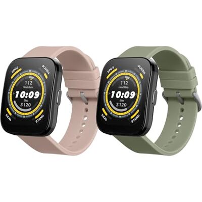 kwmobile Armband compatibel met Huami 22 mm Amazfit Bip 6 / Bip 5 Unity/Bip 5 / GTS 3 / Balance 2 / Helio Strap armband 2 x reservearmband van siliconen voor fitnesstracker kwmobile Armband compatibel met Huami 22 mm Amazfit Bip 6 / Bip 5 Unity/Bip 5 / GTS 3 / Balance 2 / Helio Strap armband 2 x reservearmband van siliconen voor fitnesstracker