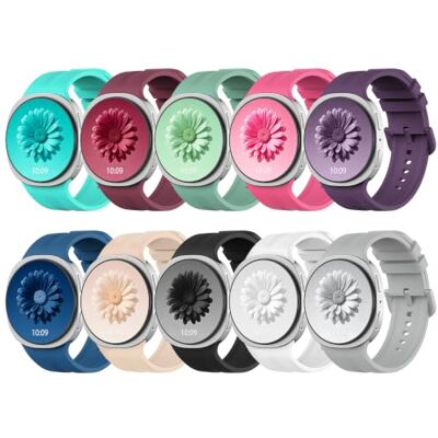MoKo Sportarmband compatibel met Samsung Galaxy Watch 9/8 40 mm/44 mm Set van 10 zachte waterdichte siliconen armbanden voor Galaxy Watch 8 Classic 46 mm, voor dames en heren, meerkleurig A, S/M MoKo Sportarmband compatibel met Samsung Galaxy Watch 9/8 40 mm/44 mm Set van 10 zachte waterdichte siliconen armbanden voor Galaxy Watch 8 Classic 46 mm, voor dames en heren, meerkleurig A, S/M