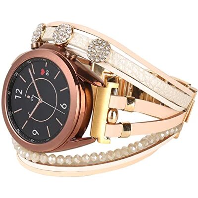 Generic Konafei Armband compatibel met Samsung Galaxy Watch 5&4/Active 2 40 mm 44 mm/Watch 5 Pro 45 mm/Galaxy Watch 4 Classic 42 mm 46 mm/Watch 3 41 mm 20 mm leren armband met metalen gesp voor dames Generic Konafei Armband compatibel met Samsung Galaxy Watch 5&4/Active 2 40 mm 44 mm/Watch 5 Pro 45 mm/Galaxy Watch 4 Classic 42 mm 46 mm/Watch 3 41 mm 20 mm leren armband met metalen gesp voor dames