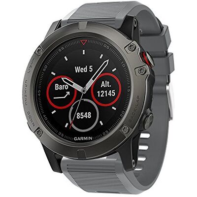 HappyTop Reservearmband van siliconen voor Garmin Fenix 7X/6X/5X/3 smartwatch, strap HappyTop Reservearmband van siliconen voor Garmin Fenix 7X/6X/5X/3 smartwatch, strap