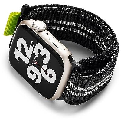 Ringke Sports Air Loop reservearmband van zacht nylon, compatibel met Apple Watch Series 9/8/7 (41 mm) SE 40 mm Ringke Sports Air Loop reservearmband van zacht nylon, compatibel met Apple Watch Series 9/8/7 (41 mm) SE 40 mm