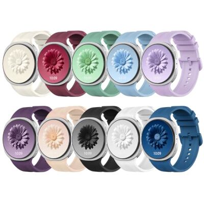 MoKo Sportarmband compatibel met Samsung Galaxy Watch 9/8 40 mm/44 mm Set van 10 zachte waterdichte siliconen armbanden voor Galaxy Watch 8 Classic 46 mm, voor dames en heren, meerkleurig C, S/M MoKo Sportarmband compatibel met Samsung Galaxy Watch 9/8 40 mm/44 mm Set van 10 zachte waterdichte siliconen armbanden voor Galaxy Watch 8 Classic 46 mm, voor dames en heren, meerkleurig C, S/M