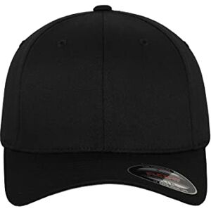 Flexfit Unisex volwassenen Wooly Combed 6277 pet, zwart (zwart/zwart), jeugdmaat (Youth) 6-12 ans Flexfit Unisex volwassenen Wooly Combed 6277 pet, zwart (zwart/zwart), jeugdmaat (Youth) 6-12 ans