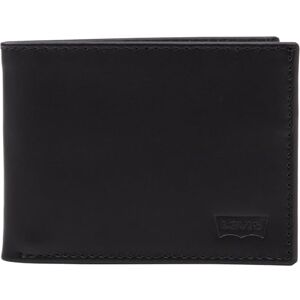 Levis Batwing Bifold ID herenportemonnee met twee kleppen, standaard zwart, 10,6 x 1,2 x 8,1 cm Levis Batwing Bifold ID herenportemonnee met twee kleppen, standaard zwart, 10,6 x 1,2 x 8,1 cm