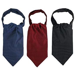 WANYING Tie Ascot Stropdas voor Heren van polyester Zijde Retro Klassiek voor Werk Feest Ceremonie Bruiloft Taille unique WANYING Tie Ascot Stropdas voor Heren van polyester Zijde Retro Klassiek voor Werk Feest Ceremonie Bruiloft Taille unique