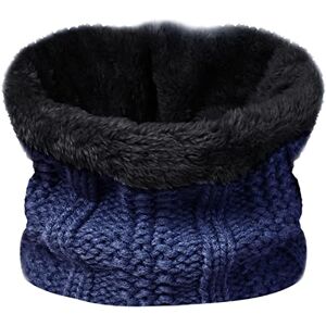 TOSKATOK Thermische warme comfortabele fleece met gevoerde nek warmer, Snood sjaal met muts, set voor meisjes, winterkleding met ribbels, één maat Eén maat TOSKATOK Thermische warme comfortabele fleece met gevoerde nek warmer, Snood sjaal met muts, set voor meisjes, winterkleding met ribbels, één maat Eén maat