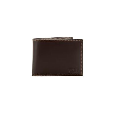 Levis Casual Classics Hunte Coin Bifold-Batwing portemonnee, Donker bruin, One size One size Levis Casual Classics Hunte Coin Bifold-Batwing portemonnee, Donker bruin, One size One size