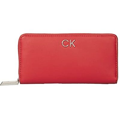 Calvin Re-Lock Zip Around Wallet L Racing Red, Racing Red, Racing Rood Calvin Re-Lock Zip Around Wallet L Racing Red, Racing Red, Racing Rood