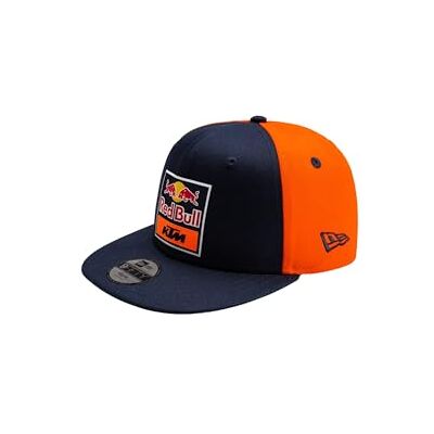 Red Bull KTM New Era teamreplica platte pet voor jongeren, één maat, raceteamdesign Eén maat Red Bull KTM New Era teamreplica platte pet voor jongeren, één maat, raceteamdesign Eén maat
