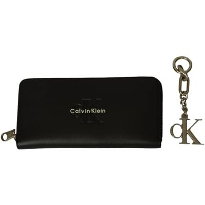 Calvin Portemonnee en sleutelhanger voor dames, geschenkdoos, artikel LZ04F1059G, ca. 19 x 10 x 2,0 cm, Ub1 zwart Calvin Portemonnee en sleutelhanger voor dames, geschenkdoos, artikel LZ04F1059G, ca. 19 x 10 x 2,0 cm, Ub1 zwart